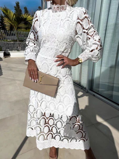 Georgia Stylish French Lace Dress