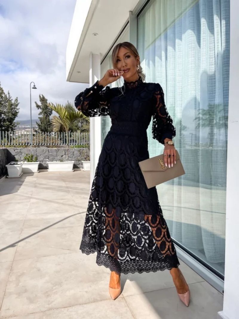 Georgia Stylish French Lace Dress