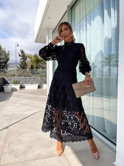 Georgia Stylish French Lace Dress