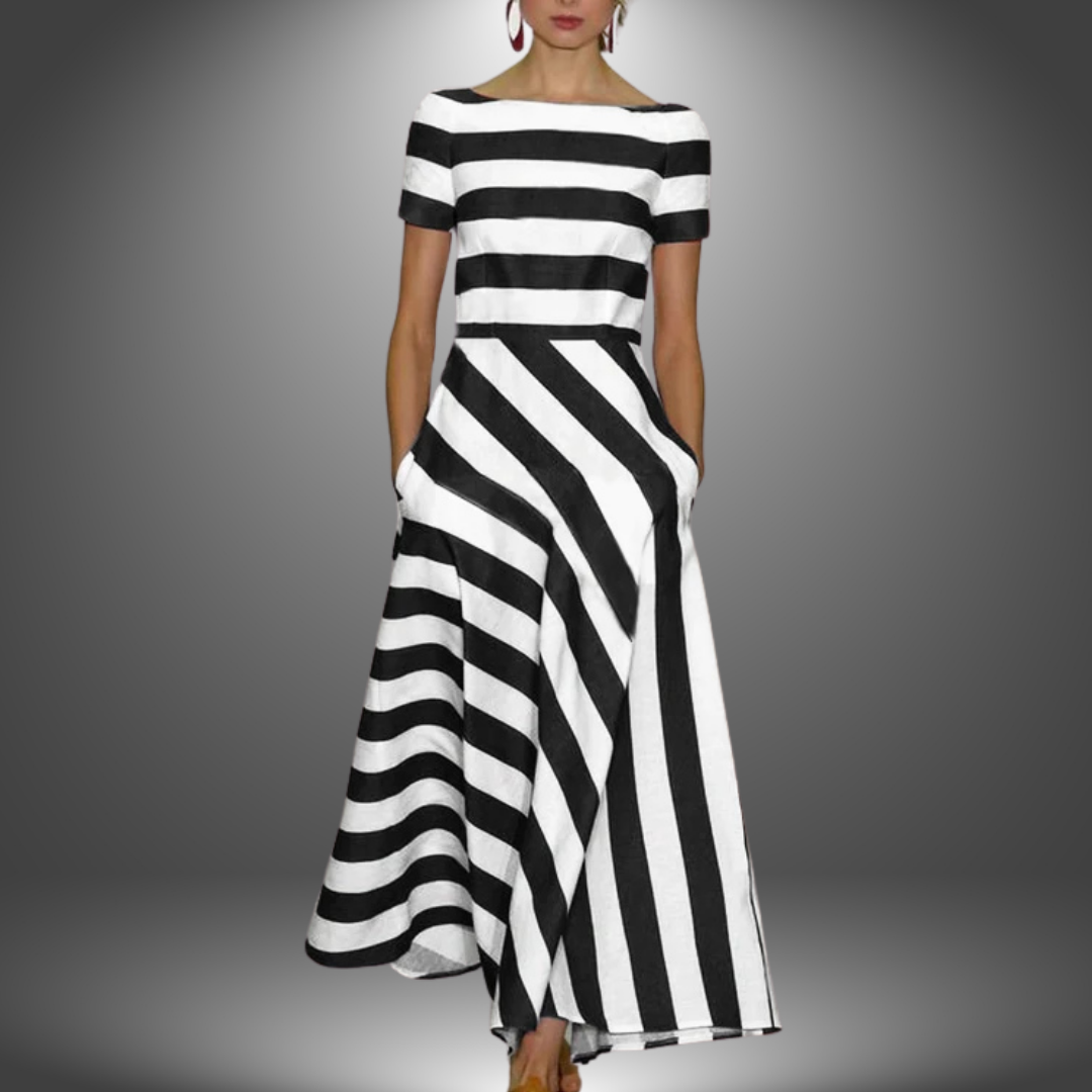 Nuvira Striped Dress