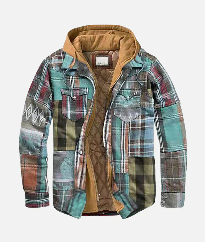 Eleanor™ | Stylish Patchwork Plaid Jacket
