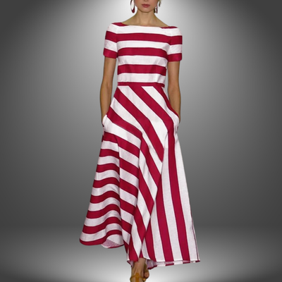 Nuvira Striped Dress