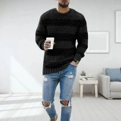 Darien Striped Chunky Knit Sweater