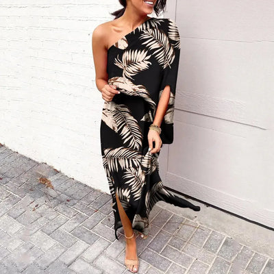 Candice One-Shoulder Elegant Dress