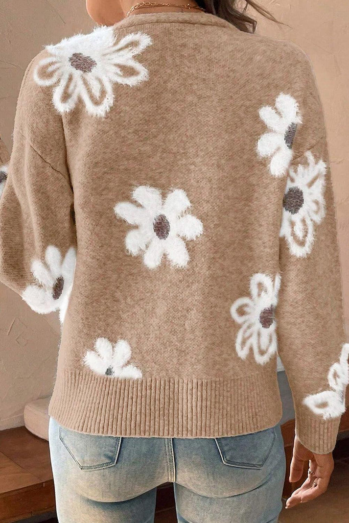 Noora™ – Striped Knit Turtleneck Sweater