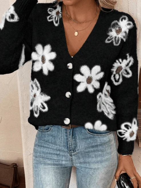 Noora™ – Striped Knit Turtleneck Sweater